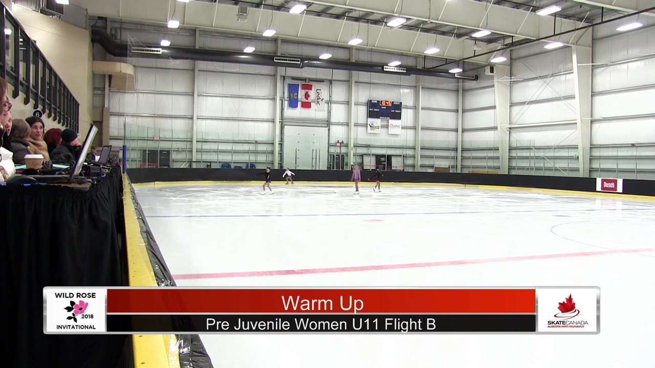 Pre-Juvenile Women U11 Free Program Flight B - 2018 Wild Rose Invitational- Robinsons Arena