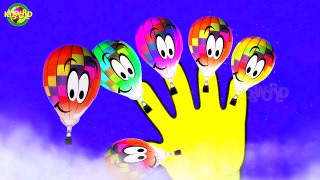 The Finger Family Balloon Cartoon Nursery Rhyme For Children | Kids World