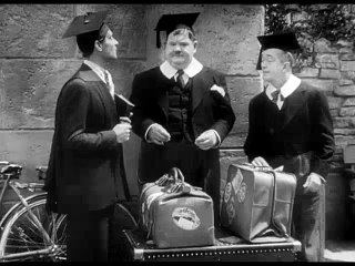 A Chump At Oxford with Laurel and Hardy