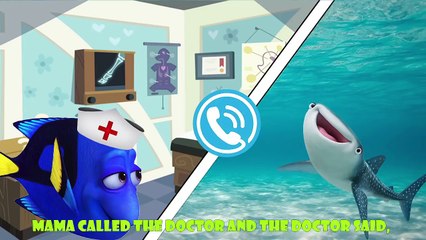 Find Nemo and Dory 5 little Monkeys Jumping on the bed