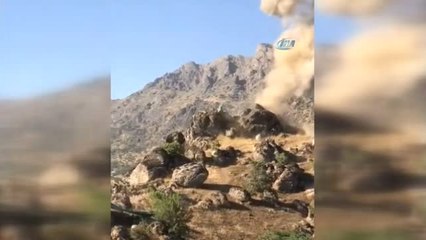 Kuzey Irak'ta Tespit Edilen Eyp'ler Böyle İmha Edildi