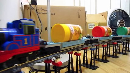 LEGO Thomas the Tank Engine train delivers Kraft peanut butter!