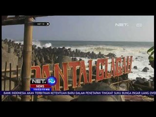 Gelombang Tinggi Masih Akan Melanda Pantai Selatan Pulau Jawa - NET 10