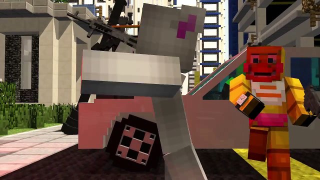 FNAF vs Mobs: GTA V Monster School (Five Nights At Freddys)