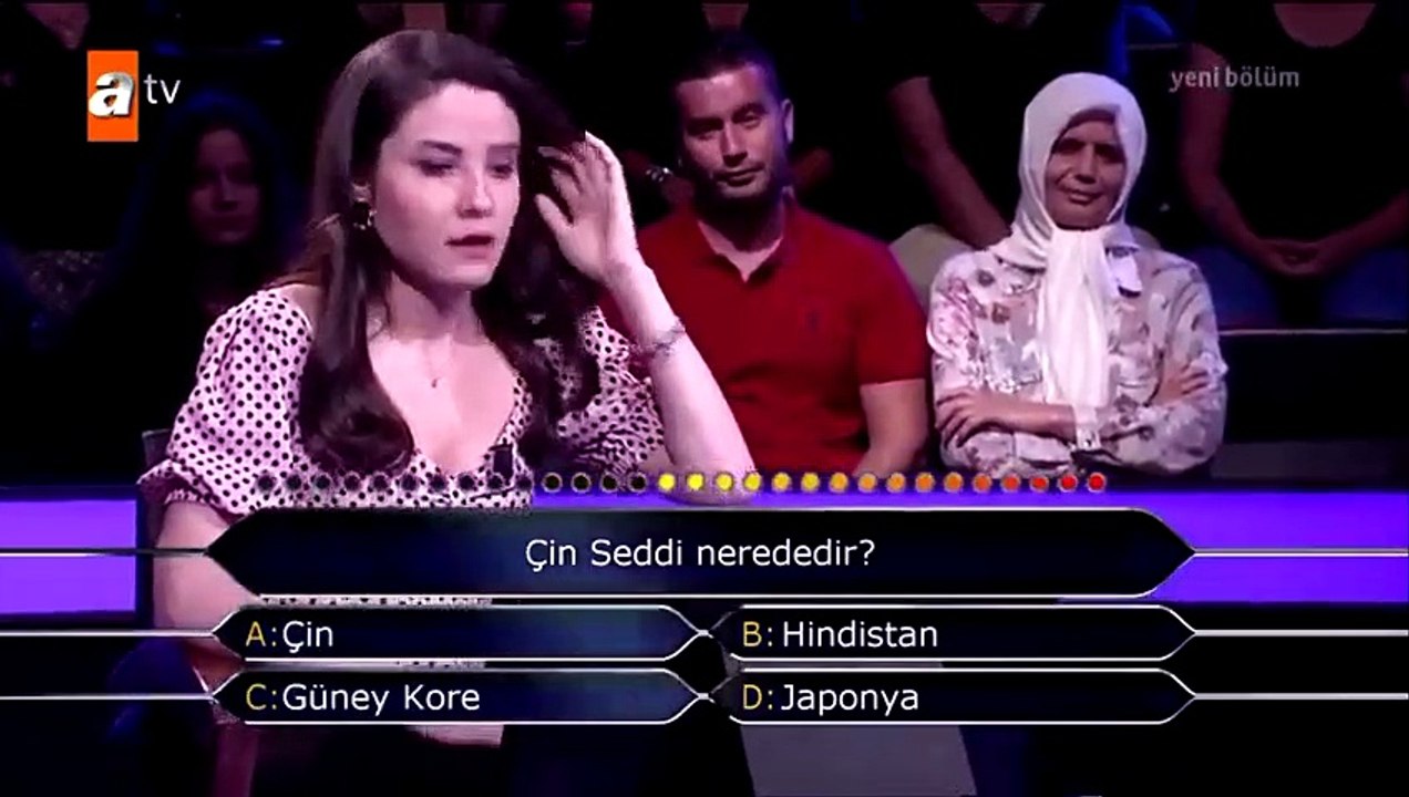 'Çin Seddi Nerededir?' Sorusuna 2 Joker Kullanan 'Kim Milyoner Olmak İster?' Yarışmacısı
