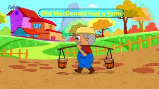 Old Macdonald Had A Farm with Lyrics | Popular English Rhymes for Children in 4K | Songs f