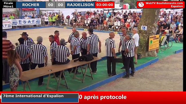 International à pétanque d'Espalion 2018 : la finale ROCHER vs MADAGASCAR