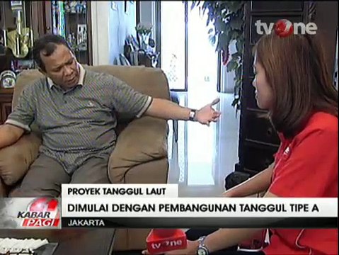 Atasi Banjir, Pemprov DKI Jakarta Bangun Tanggul Laut Raksasa