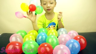 Finger Family Balloon Pop Challenge Nusery Rhymes Songs for Kids