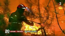 Canicule : incendies en série en Espagne et au Portugal