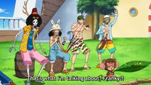 One Piece - Luffy Vs Franky [Sumo Fight] [Funny Moment] [HD]