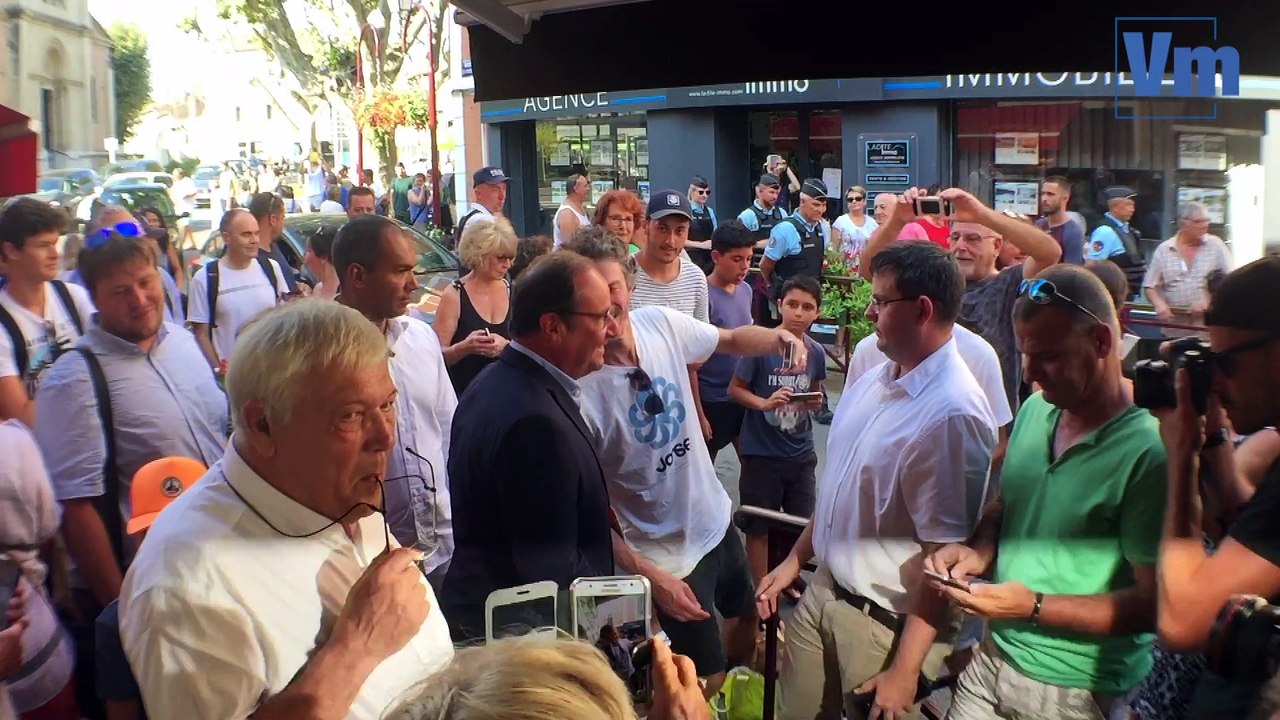 François Hollande à la rencontre de ses fans