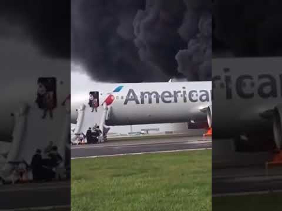 #Airplane on Fire