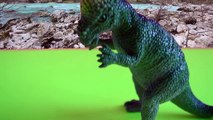 Toy dinosaur toys fighting a battle t rex toy videos for children kids collection dinazor