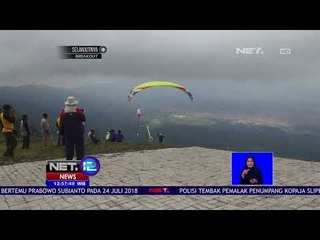 Sensasi Paralayang Di Lereng Ijen-NET12