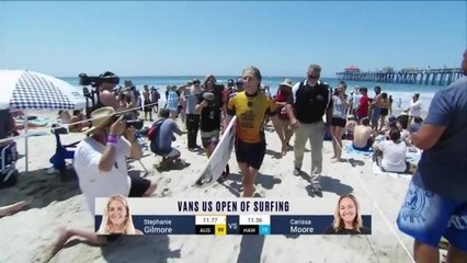 Adrénaline - Surf : Vans US Open of Surfing - Women's CT, Women's Championship Tour - Semifinal heat 1