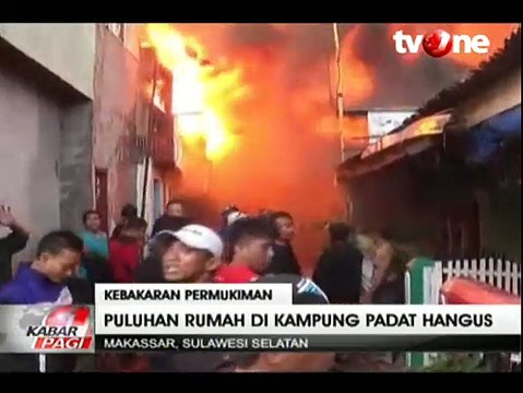 Puluhan Rumah di Makassar Ludes Dilalap Api