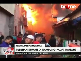 Puluhan Rumah di Makassar Ludes Dilalap Api