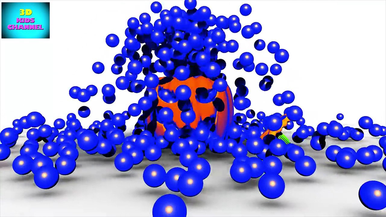 Halloween Colors Pumpkin Song For Children | Lets Learn The Colors Songs Collection