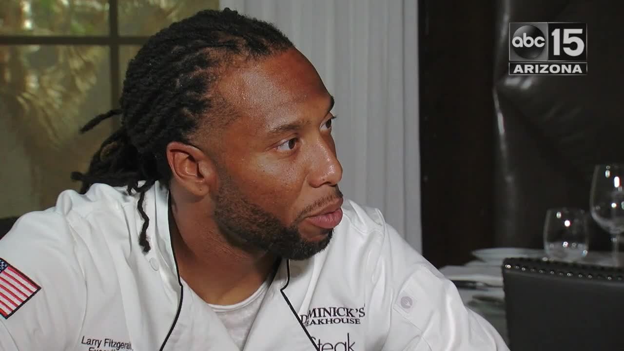Larry Fitzgerald talks about 7-year-old Tennyson Erickson - ABC15 Sports