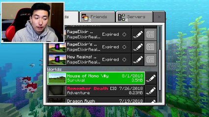 I FOUND MOMO'S HOUSE in Minecraft Pocket Edition!