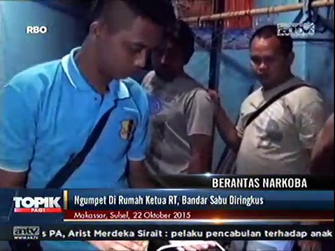 Sembunyi di Rumah Ketua RT, Bandar Sabu Diringkus Polisi