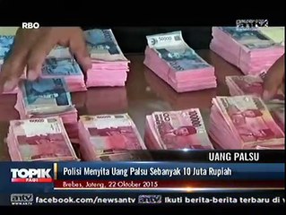 Polisi Tangkap Dukun Pengganda dan Pengedar Uang Palsu