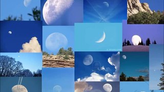 Why do we see the moon in the daytime?