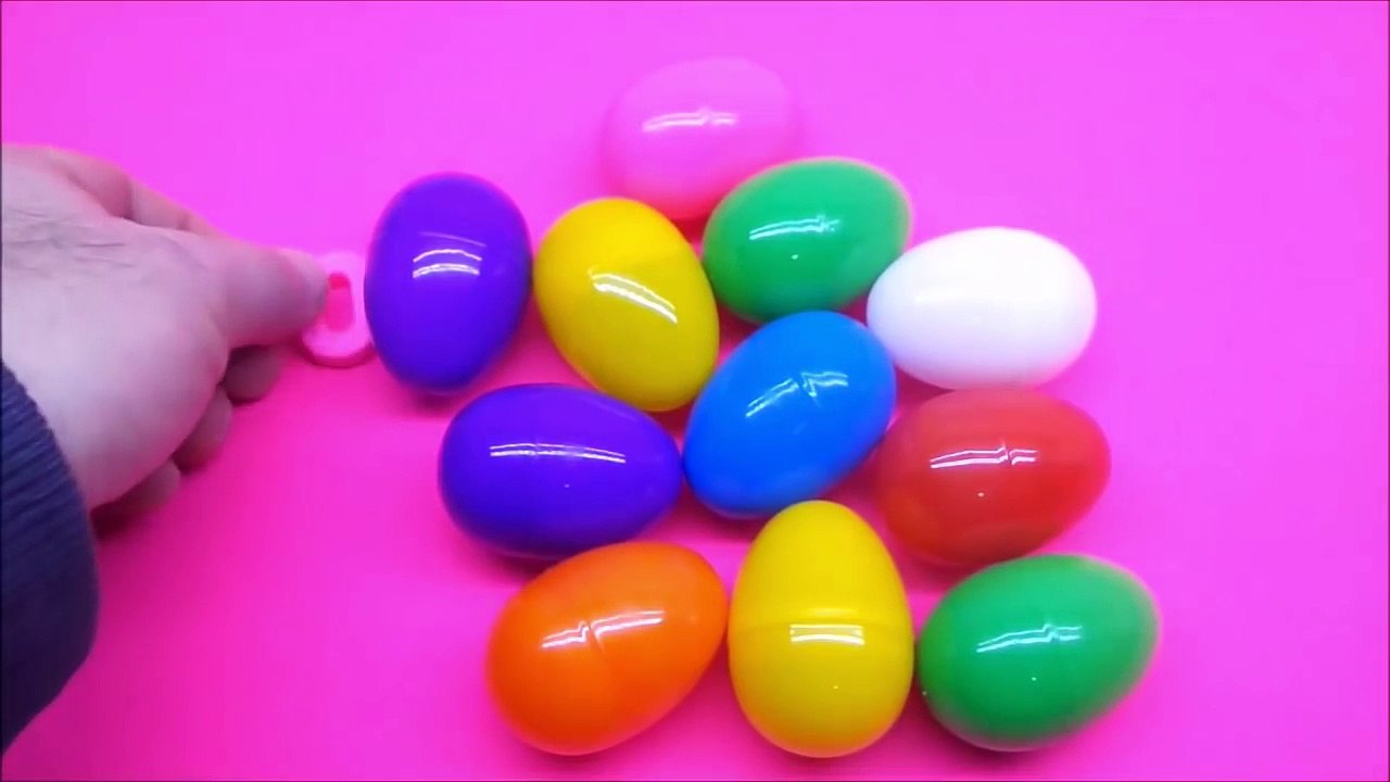 Learn To Count 0 to 10 with Egg Numbers! Colors Learning! Surprise Eggs opening