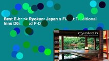 Best E-book Ryokan: Japan s Finest Traditional Inns D0nwload P-DF