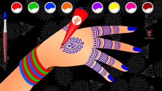 Learn Colors with Surprise Hand Art Designs | Colours to Kids Children Toddlers Baby Play