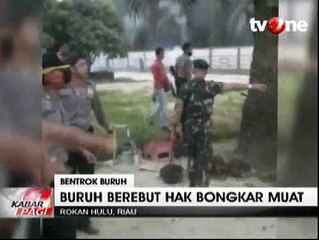 Dua Kelompok Buruh Bentrok Memperebutkan Lahan