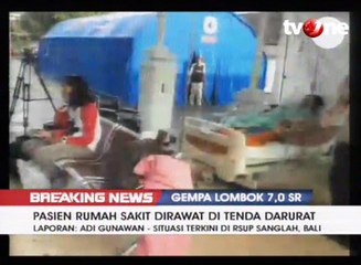 Pasien RSUP Sanglah Terpaksa Dirawat di Tenda Darurat