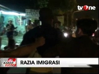 Razia Warga Negara Asing Diwarnai Aksi Kejar-kejaran