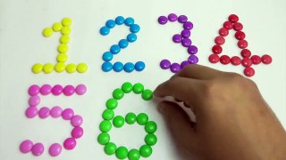 Learn To Count 1 to 10 For Kids with M&M | Learning Videos