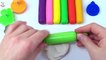 Learning Colors Play Doh Snowman Tree Santa Claus Fun and Creative for Kids