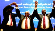 South Sudan's rival leaders sign power-sharing agreement