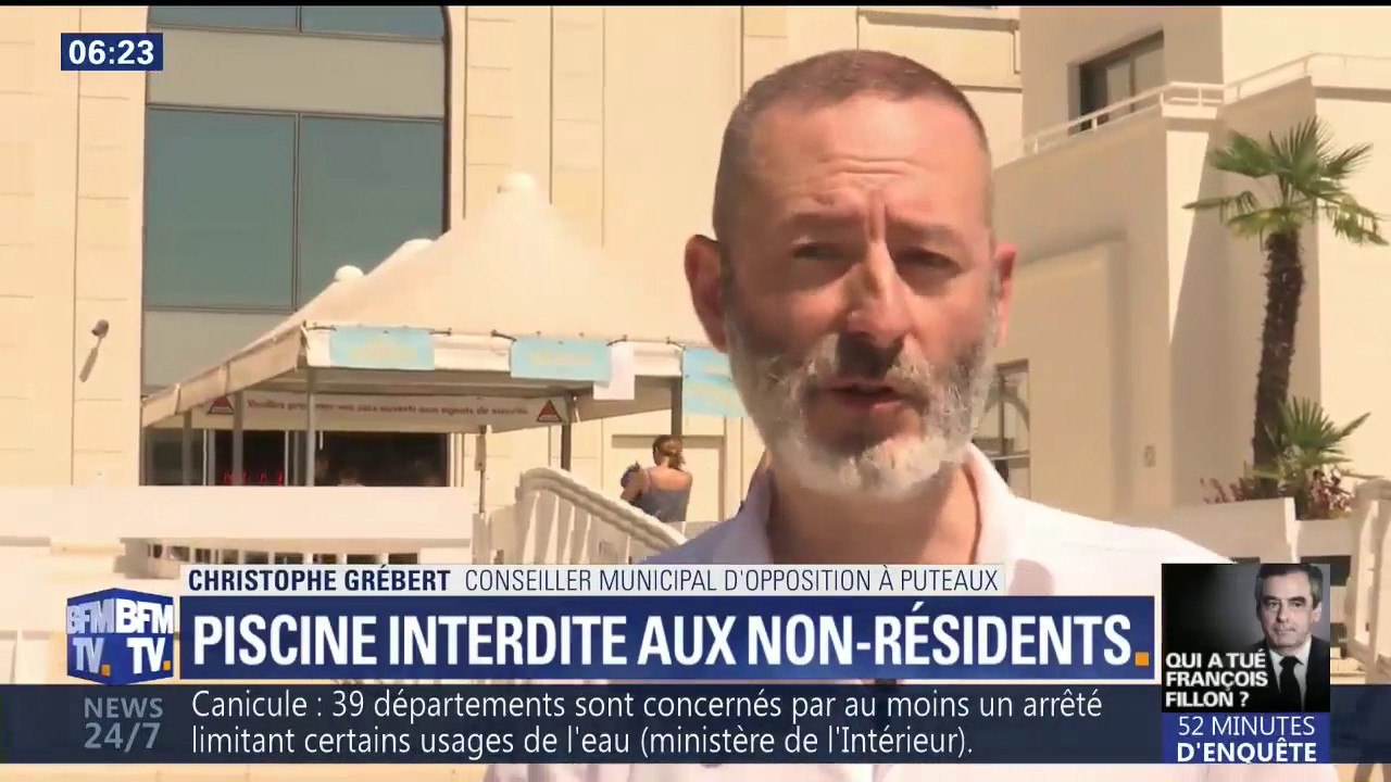 A Puteaux, pas d'accès à la piscine pour les non-résidents