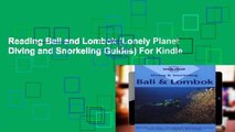 Reading Bali and Lombok (Lonely Planet Diving and Snorkeling Guides) For Kindle