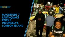Earthquake in Indonesia: Magnitude 7 quake rocks Lombok island