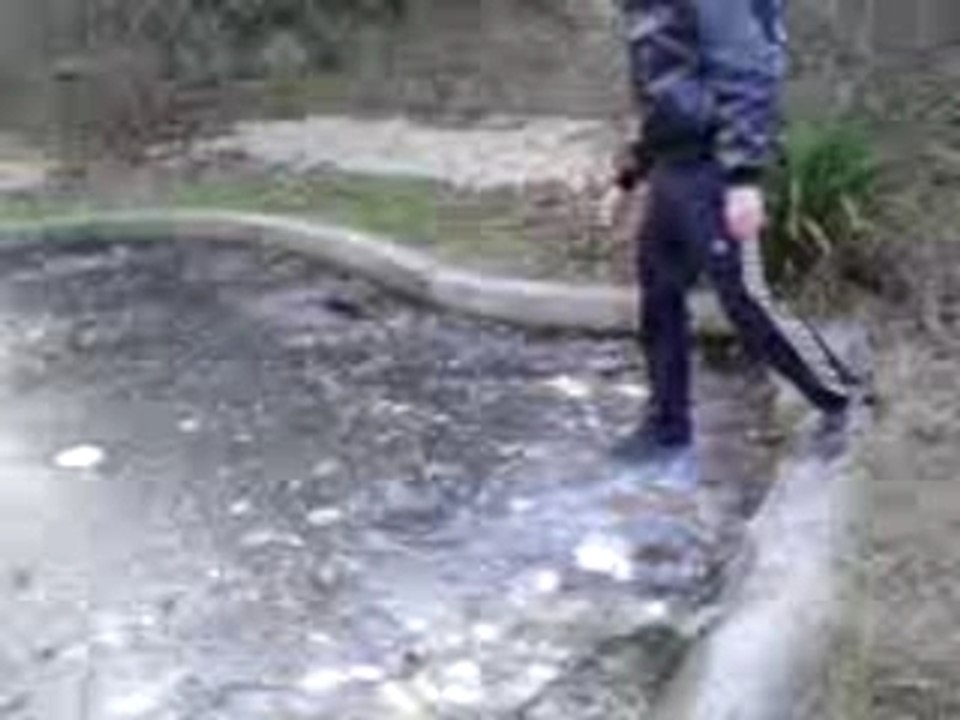 Joël sur glace