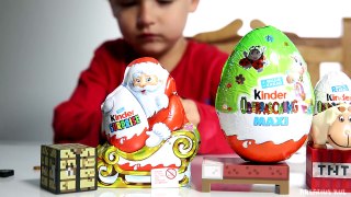 Christmas Santa Maxi Egg from Kinder Surprise Easter too. among Minecraft stuff​​​