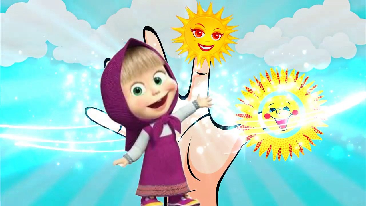 ♛ SUNNY FUNNY FINGER FAMILY SONG ☛ Masha Finger Song ☛ Daddy Finger Song ☛ Nursery Rhymes