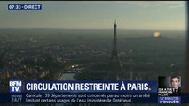 À cause de la pollution à l'ozone, la circulation est restreinte à Paris