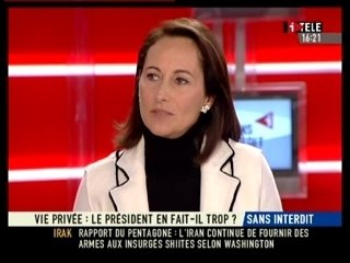 Ségolène Royal - Sans interdit - 19/12/07