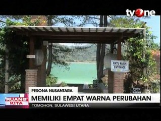 Pesona Warna-warni Danau Linow di Tomohon