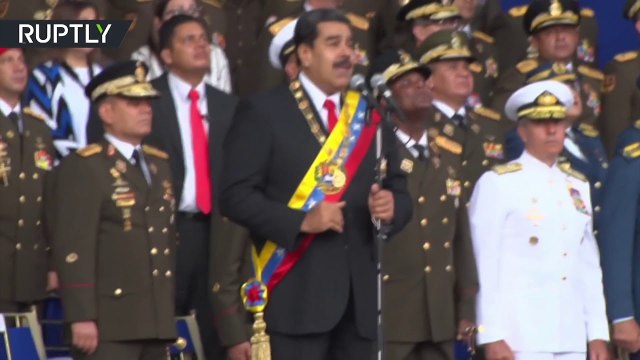 NICOLAS MADURO I SHPETON NJE ATENTATI ME DRONE TE MBUSHUR ME EKSPLOZIVE, PLAGOSEN 7 USHTARE LAJM