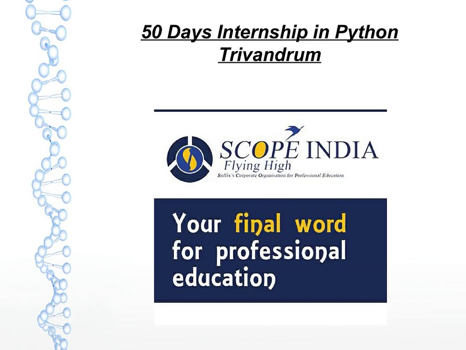 50 Days Internship in Python Trivandrum