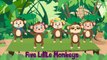 Five Little Monkeys | Five Little Monkeys Jumping On The Bed Song | Nursery Rhyme With Lyr