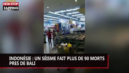 Indonésie : un séisme fait plus de 90 morts près de Bali (vidéo)